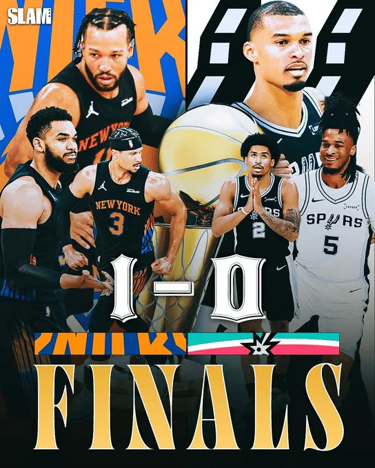 九游中国-先声夺人！SLAM官方晒海报祝贺尼克斯大比分1-0领先马刺